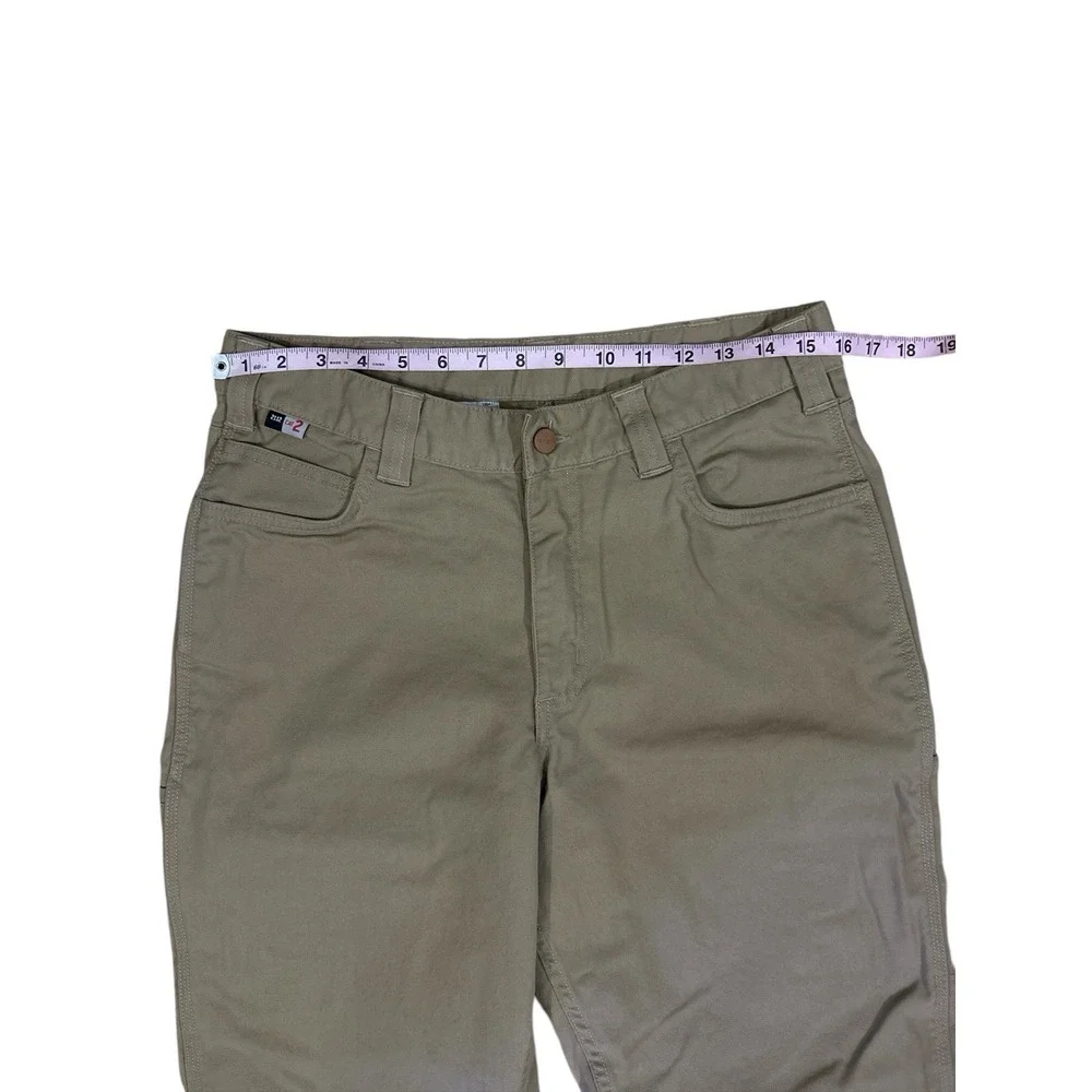Carhartt FR Canvas Cargo‎ Pants 33x32 NFP Cat 2 104204-DKH